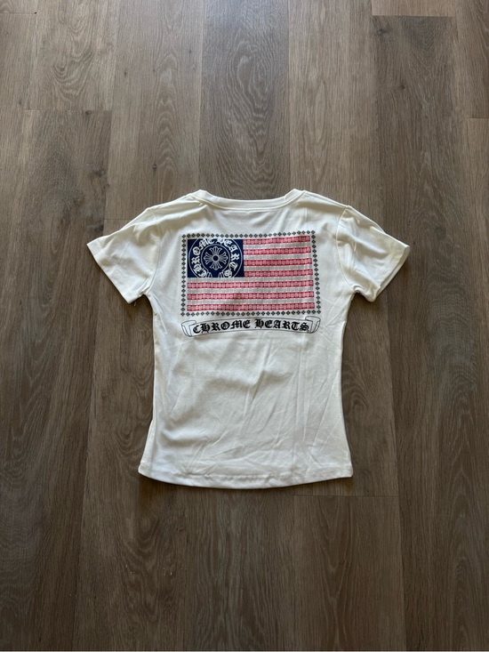 Chrome Hearts Tops - Chrome hearts womens v neck t shirt